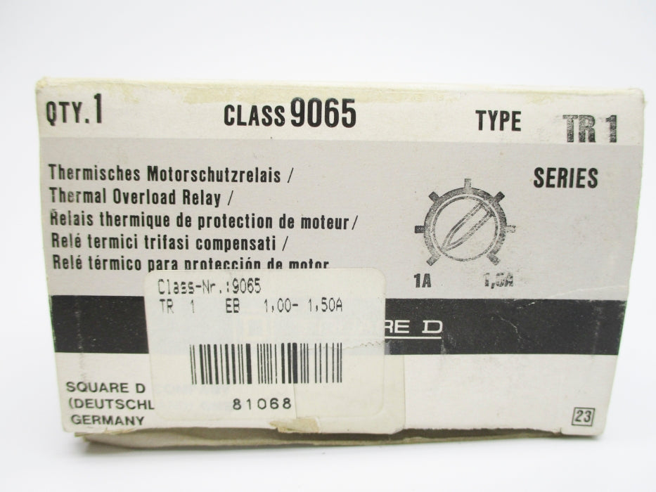 SQUARE D 9065TR1 1-1.5A NSMP