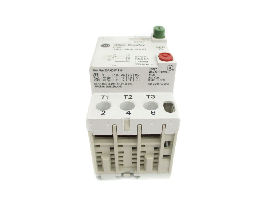 ALLEN BRADLEY 140-MN-2000 SER. D 16-20A NSNP