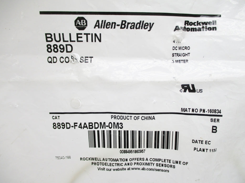 ALLEN BRADLEY 889D-F4ABDM-0M3 SER. B NSMP