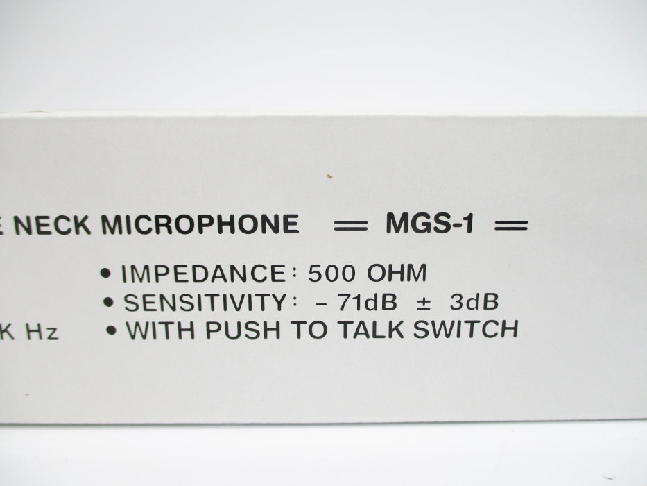 SPECO TECHNOLOGIES MGS-1 NSMP