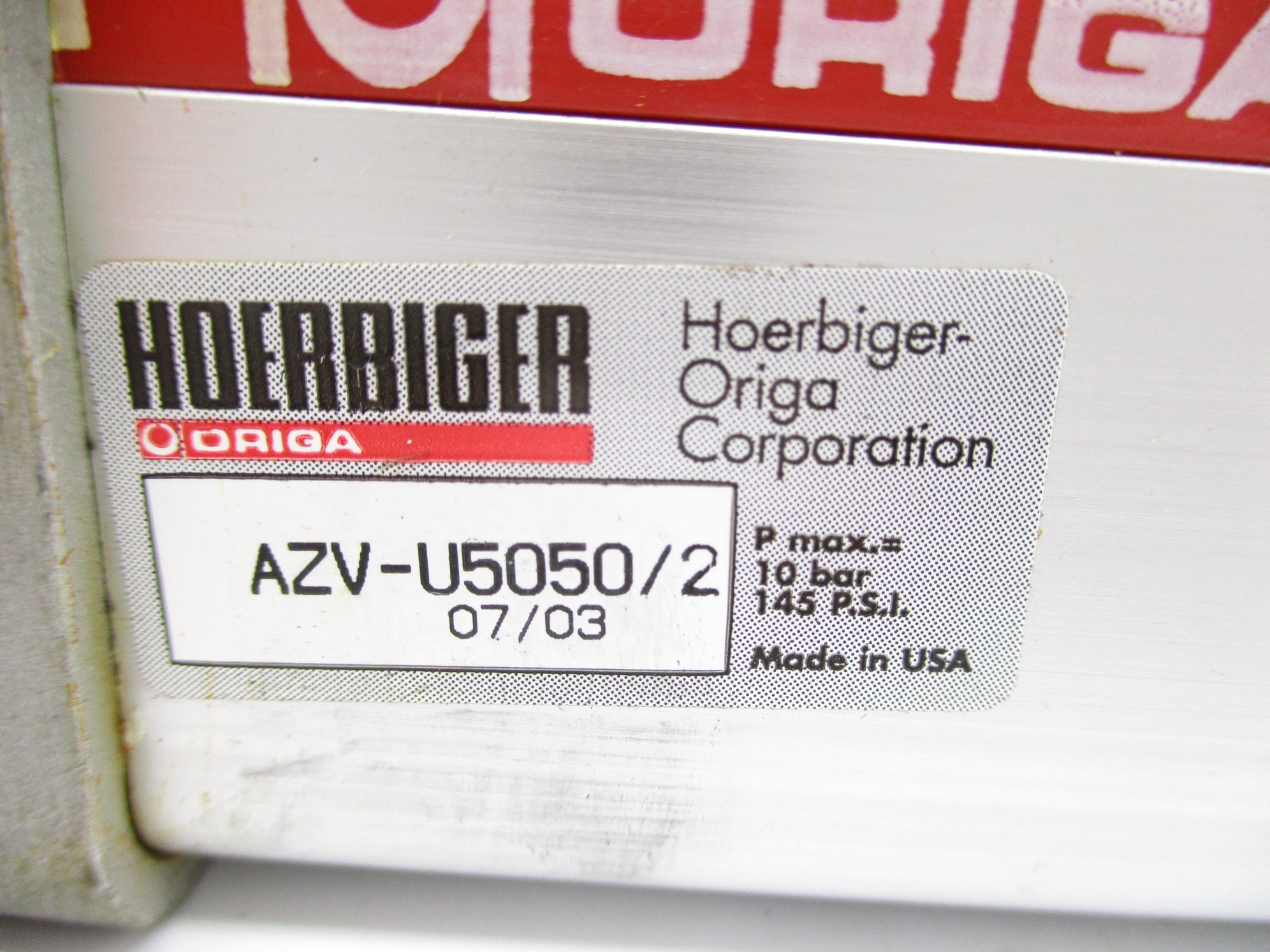 HOERBIGER AZV-U5050/2 145PSI NSNP