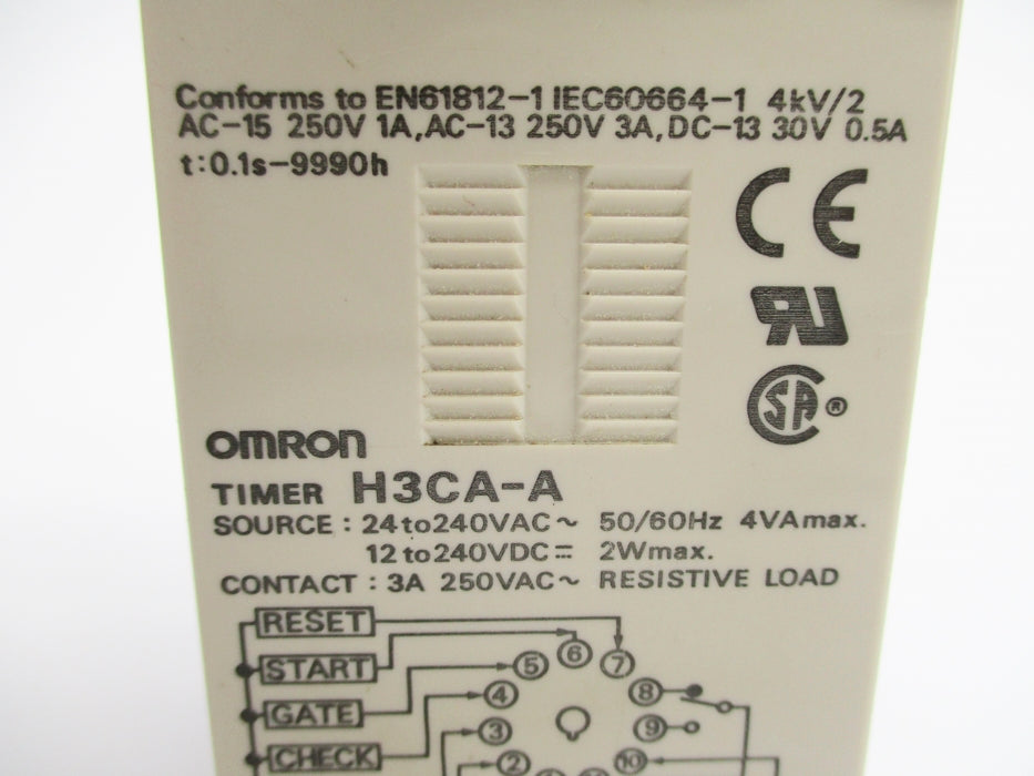OMRON H3CA-A 24-240VAC 3A 0.1S-9990H (AS PICTURED) NSNP