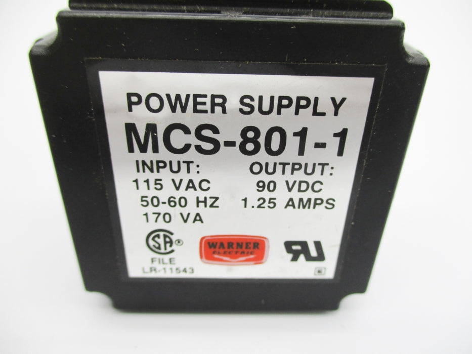 WARNER ELECTRIC MCS-801-1 (AS PICTURED) NSNP