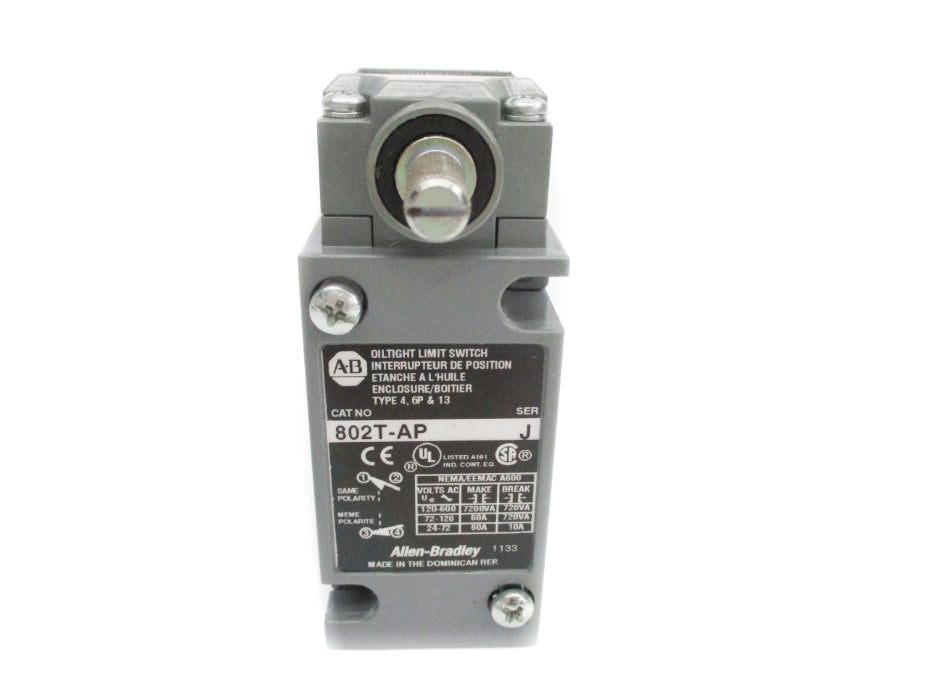 ALLEN BRADLEY 802T-AP SER. J NSNP