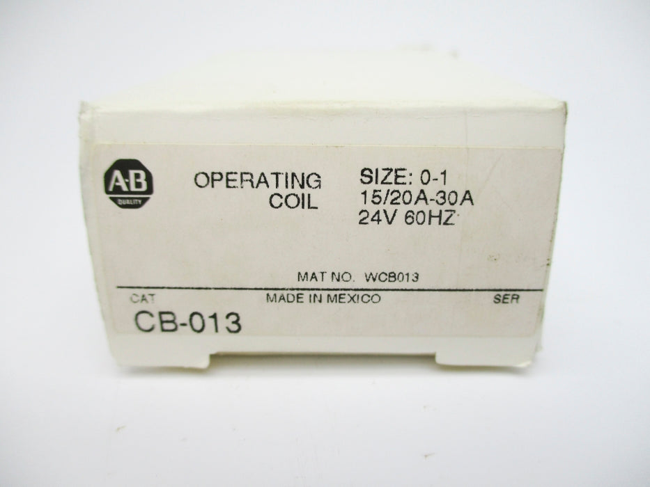 ALLEN BRADLEY CB013 (WH) NSMP