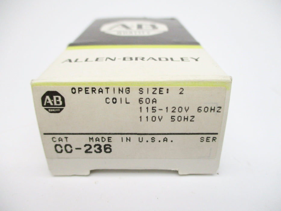 ALLEN BRADLEY CC-236 120V 60A (BK/YL) NSMP