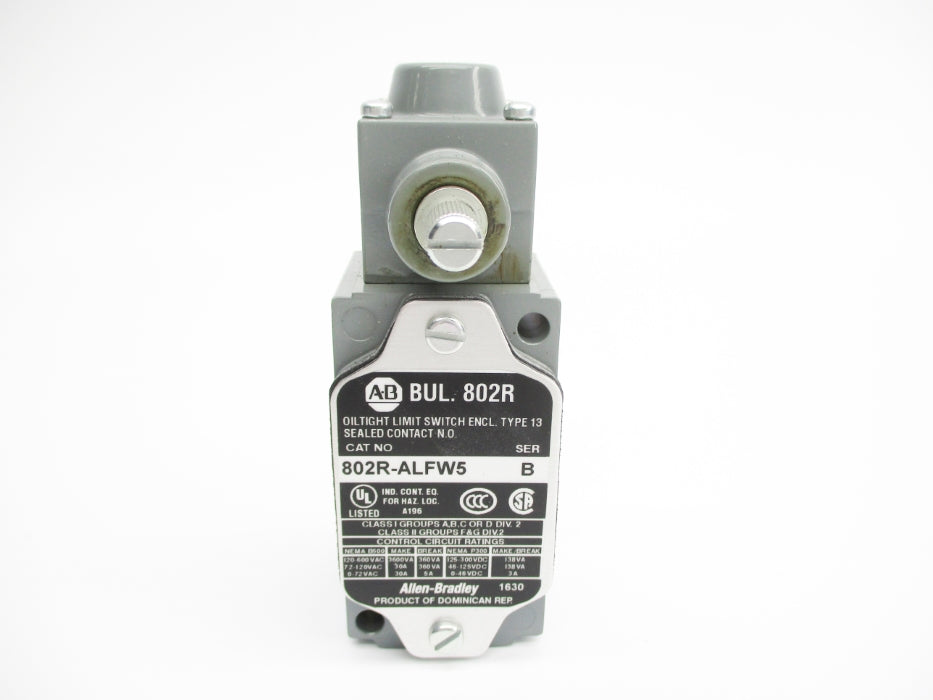 ALLEN BRADLEY 802R-ALFW5 SER. B NSNP