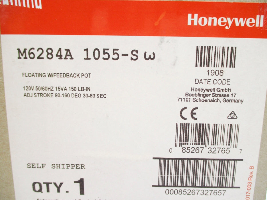 HONEYWELL M6284A1055-S NSMP