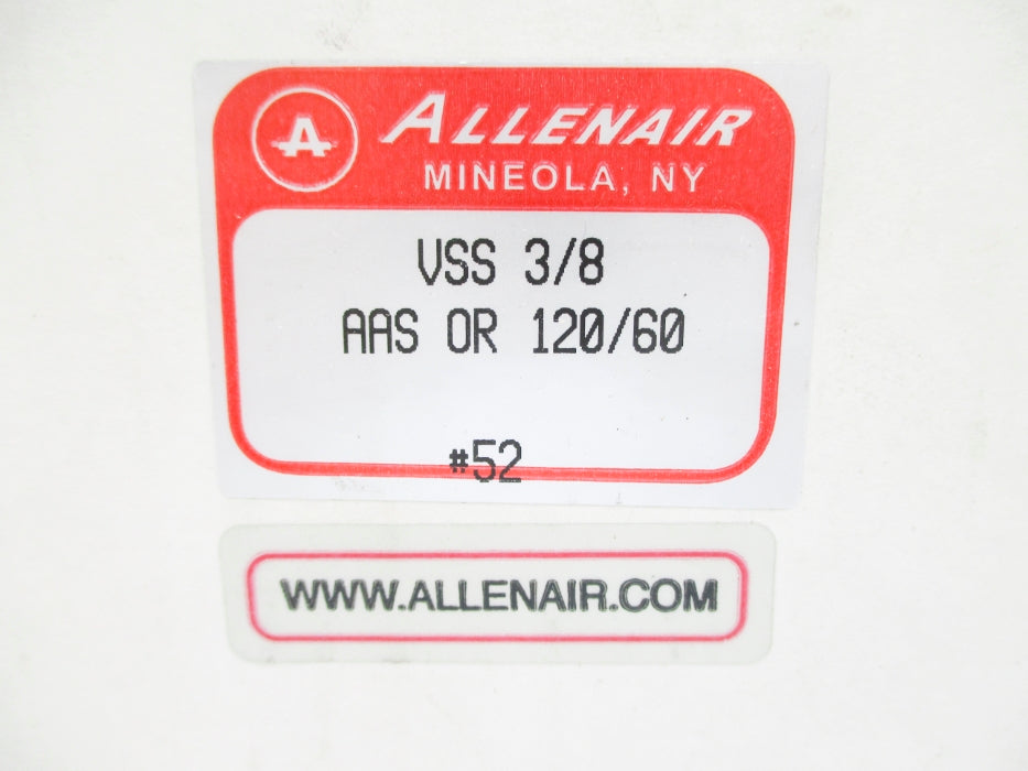 ALLENAIR VSS-3/8-AAS-OR 120V 150PSI NSMP