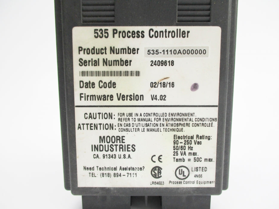 MOORE INDUSTRIES 535-1110A000000 F/W V4.02 (AS PICTURED) NSNP