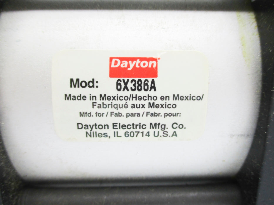 DAYTON 6X386A NSNP