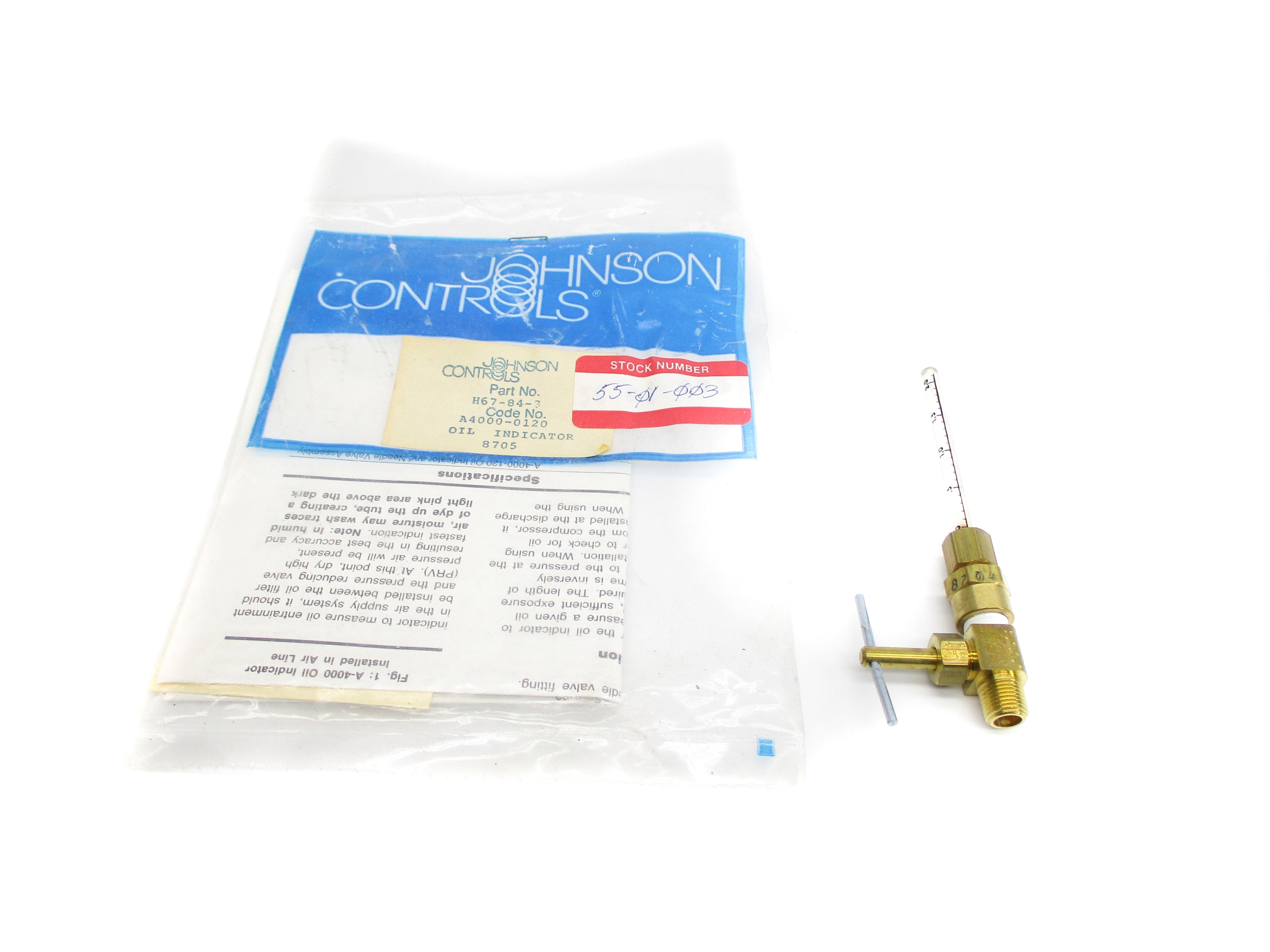 JOHNSON CONTROLS A4000-0120  H67-84-3 NSMP