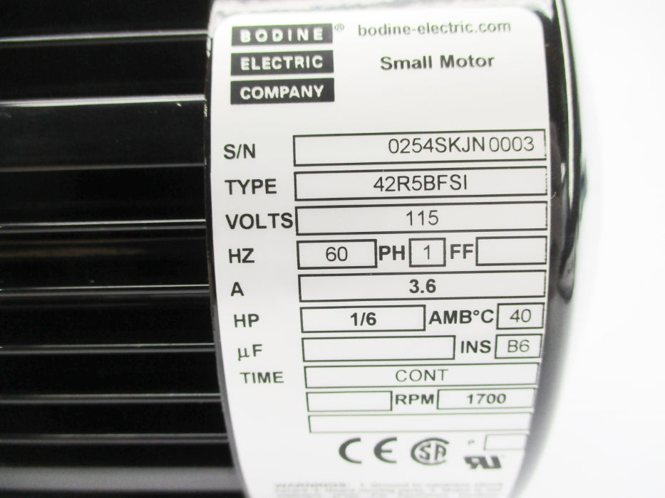 BODINE ELECTRIC 42R5BFSI NSNP