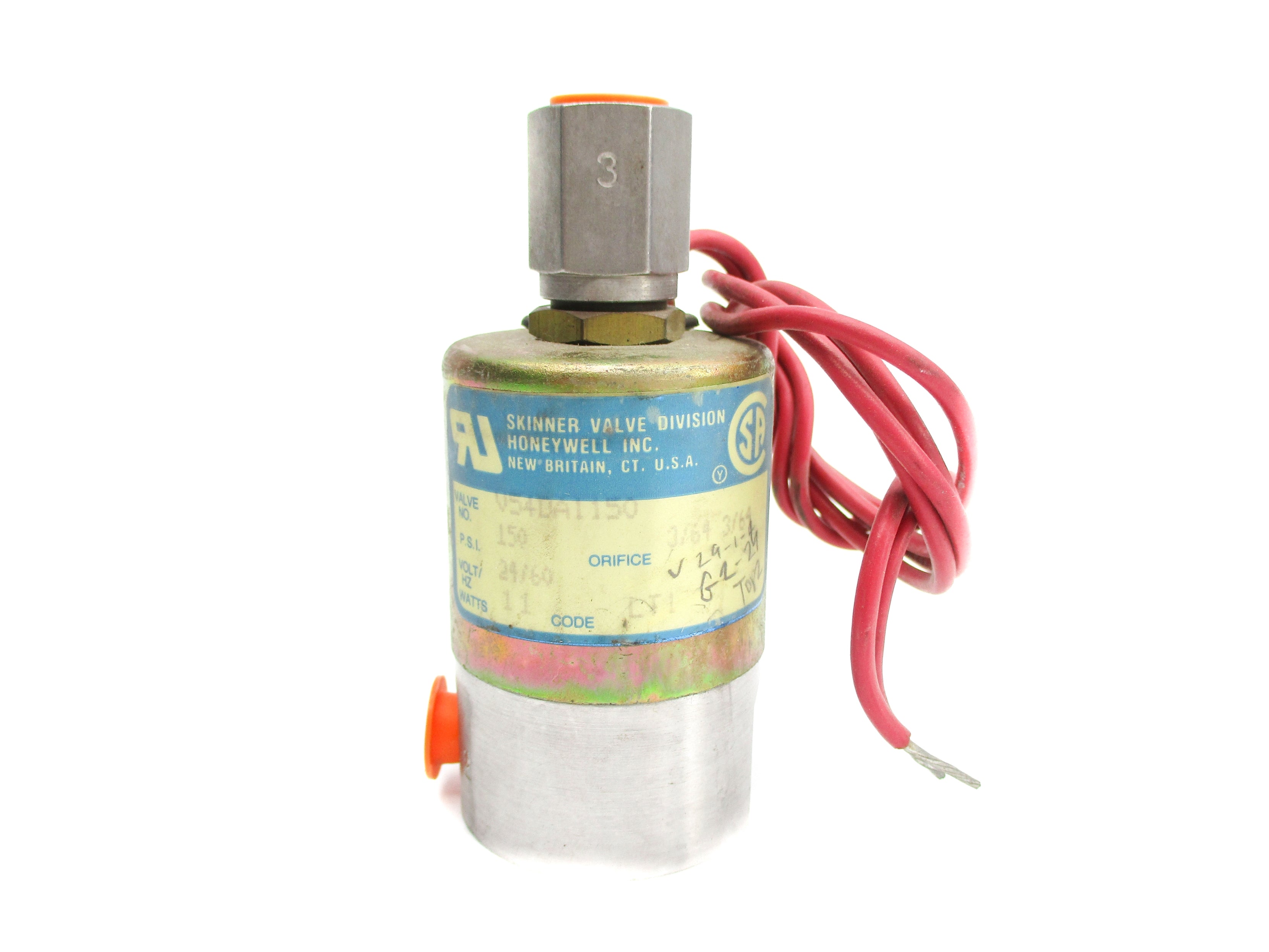 HONEYWELL V54DA1150 150PSI 24/60V NSNP