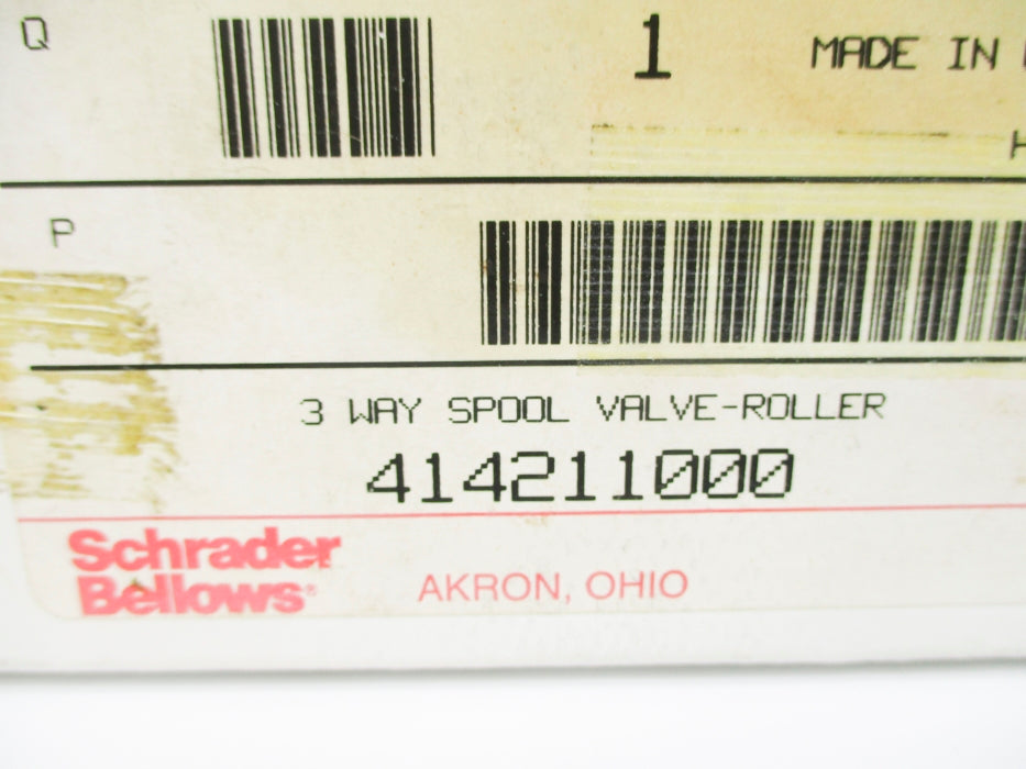 SCHRADER BELLOWS 414211000 150PSI NSMP