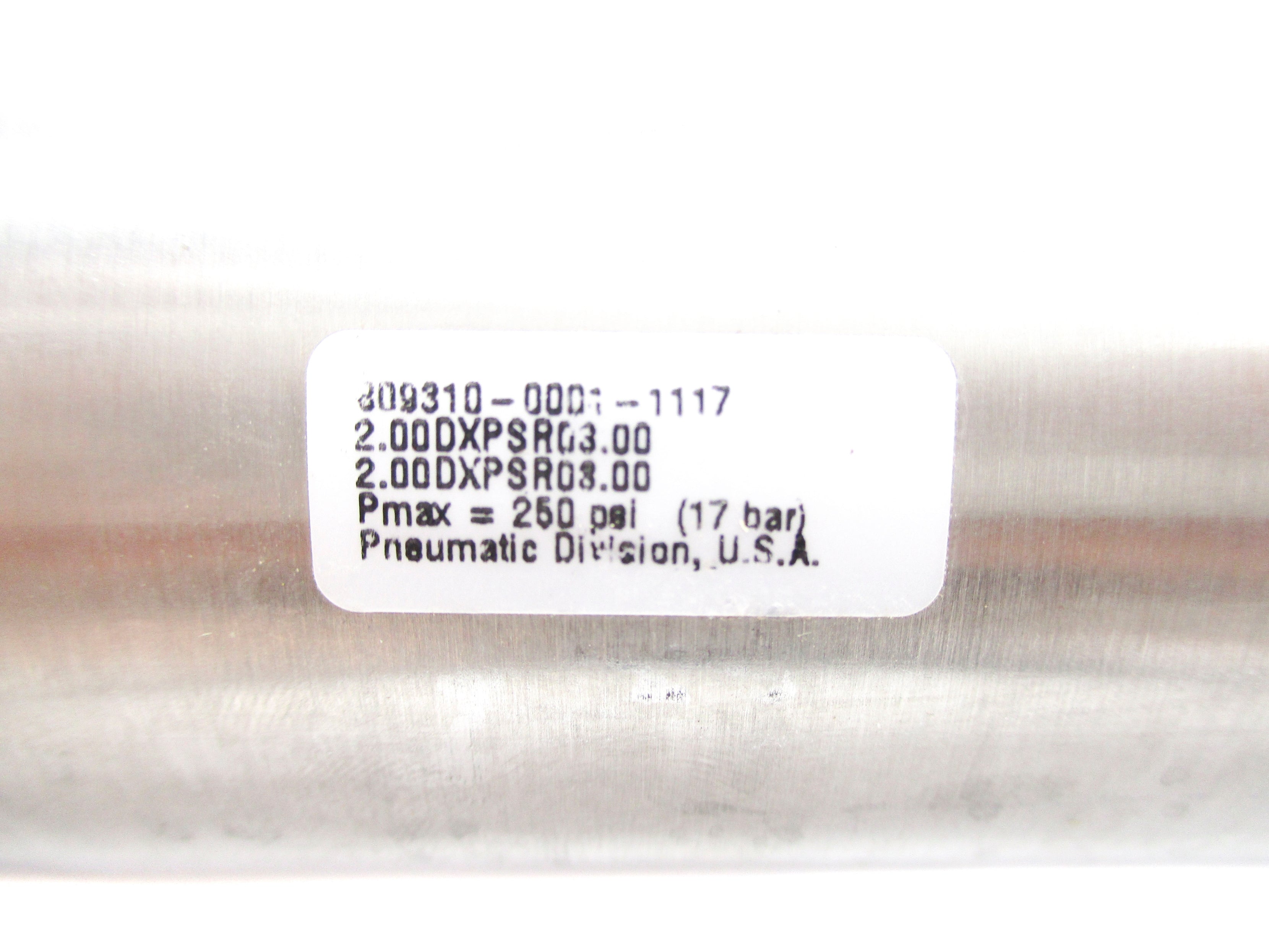PARKER 2.00DXPSR03.00 250PSI NSNP