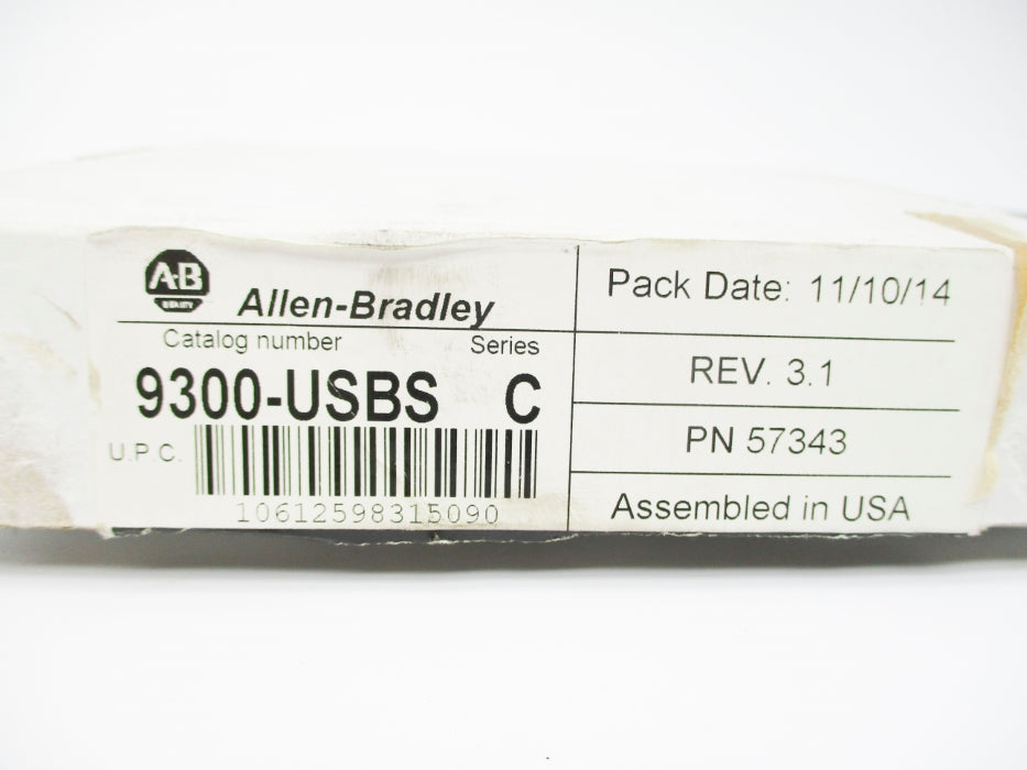 ALLEN BRADLEY 9300-USBS SER. C (WH) NSMP