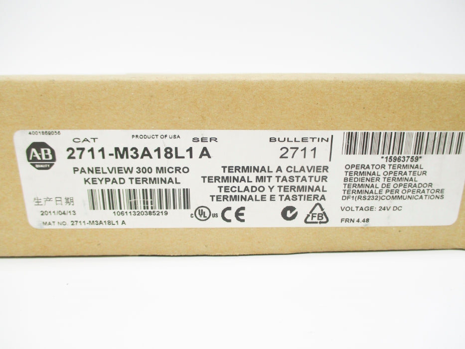 INDUSTRIAL SPARE PART 2711-M3A18L1 SER. A F/W 4.48 NSMP