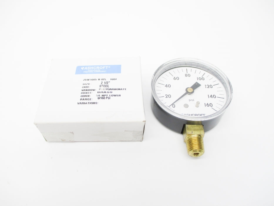 ASHCROFT 25W1005H02L160# 160PSI NSMP