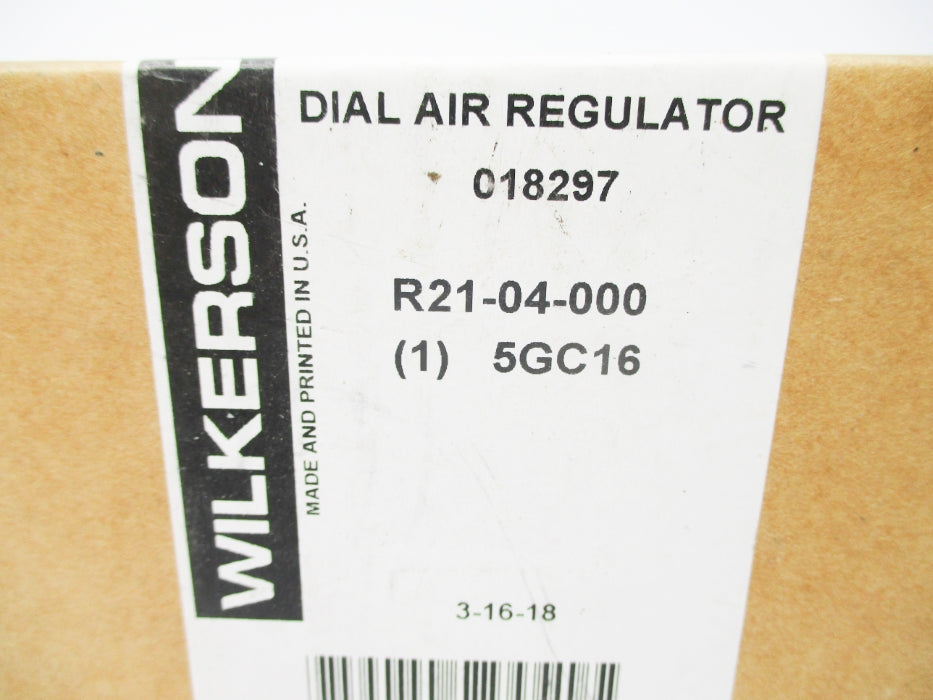 WILKERSON R21-04-000 5GC16 160PSI NSMP