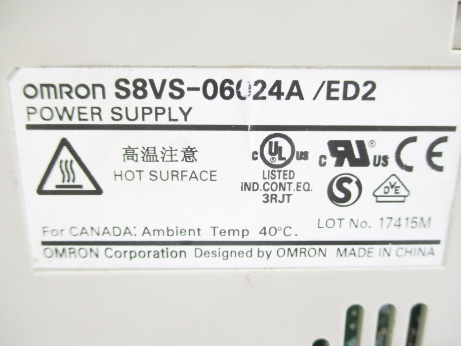 OMRON S8VS-06024A/ED2 UNMP