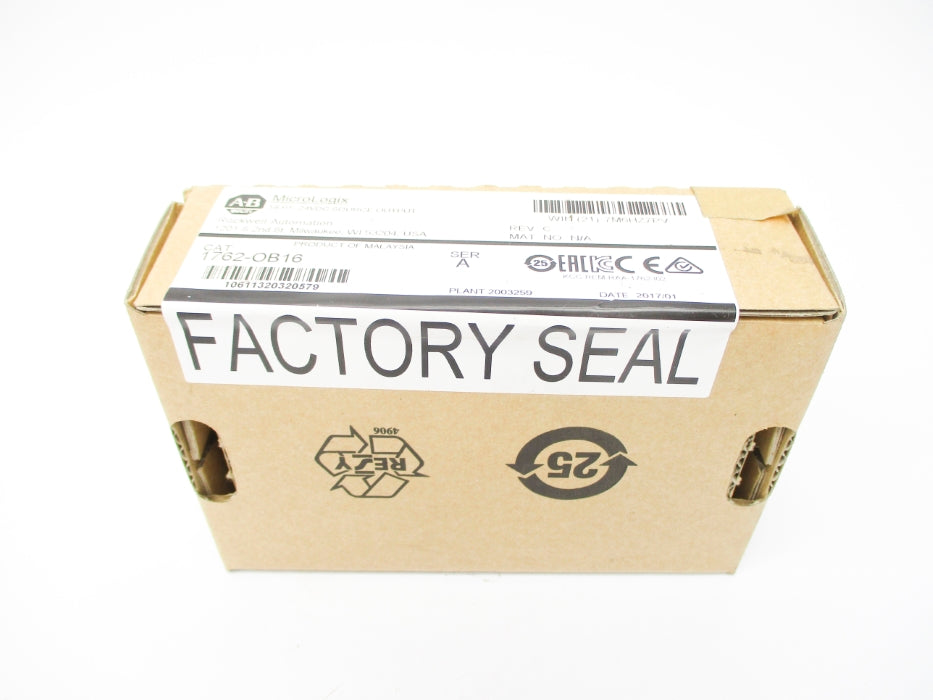 ALLEN BRADLEY 1762-OB16 SER. A DATE: 2017 NSFS