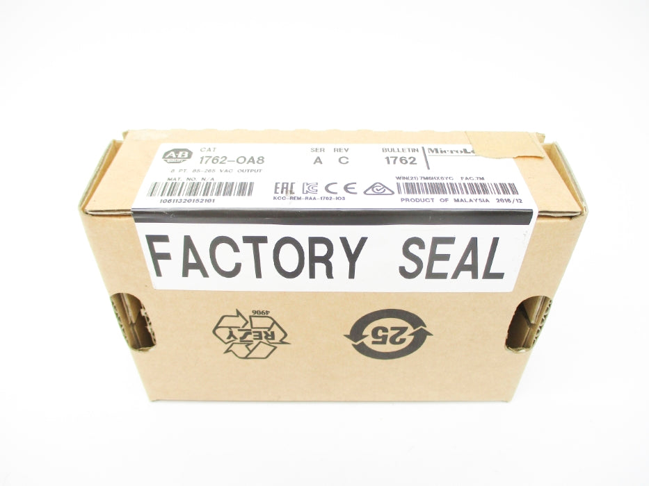 ALLEN BRADLEY 1762-OA8 SER. A DATE: 2016 NSFS