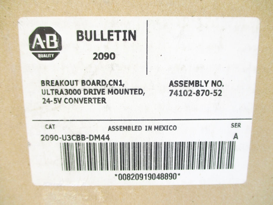 ALLEN BRADLEY 2090-U3CBB-DM44 SER. A NSMP