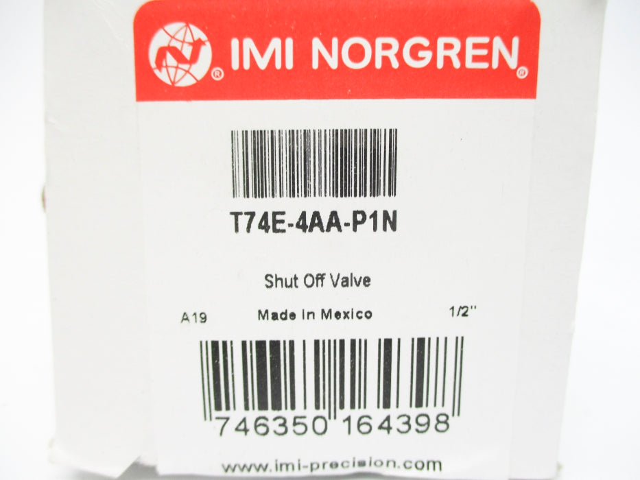 NORGREN T74E-4AA-P1N 1/2" NSFS