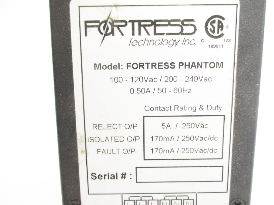 FORTRESS TECHNOLOGIES FORTRESS PHANTOM NSNP