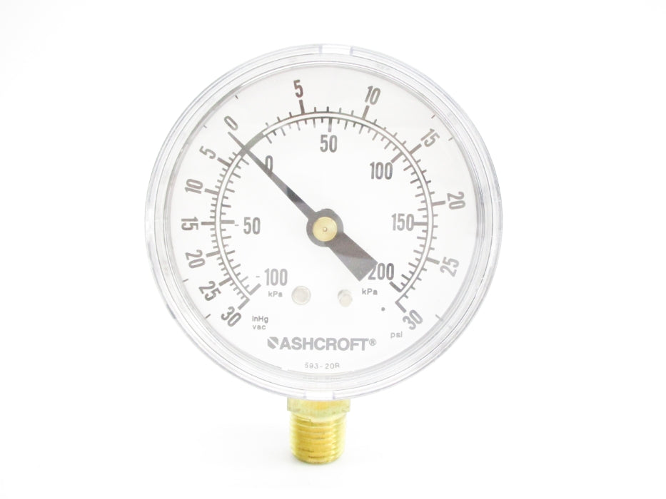 ASHCROFT 593-20R 30INHGVAC/30PSI NSNP