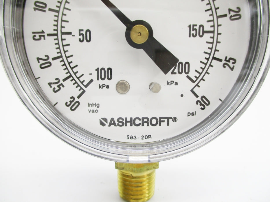 ASHCROFT 593-20R 30INHGVAC/30PSI NSNP