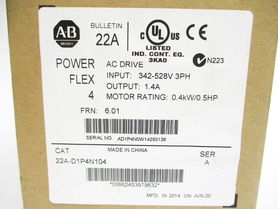 INDUSTRIAL SPARE PART 22A-D1P4N104 SER. A F/W 6.01 NSMP