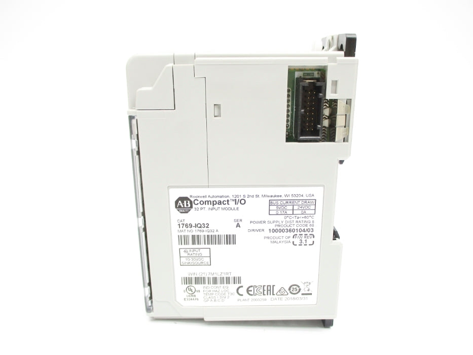 ALLEN BRADLEY 1769-IQ32 SER. A F/W 3.1 NSMP