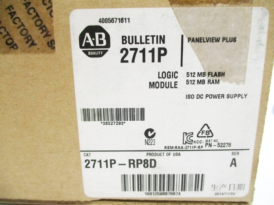 INDUSTRIAL SPARE PART 2711P-RP8D SER. A NSMP