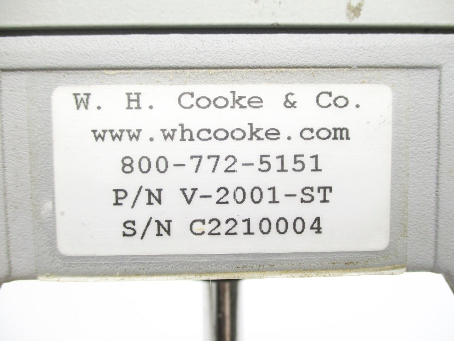 W.H. COOKE V-2001-ST UNMP