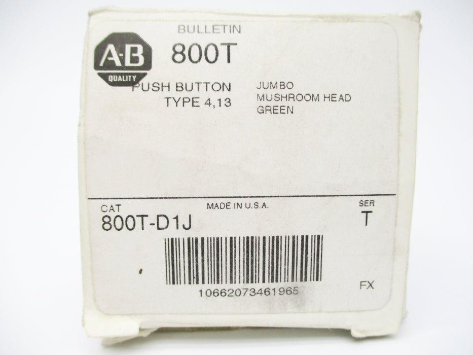 ALLEN BRADLEY 800T-D1J SER. T (WH) NSMP