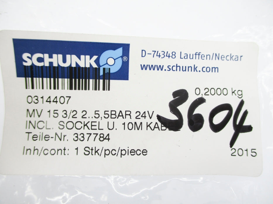 SCHUNK MV153/2 0314407 NSMP