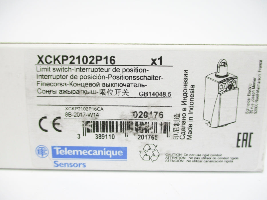 TELEMECANIQUE XCKP2102P16 240V 3A NSMP