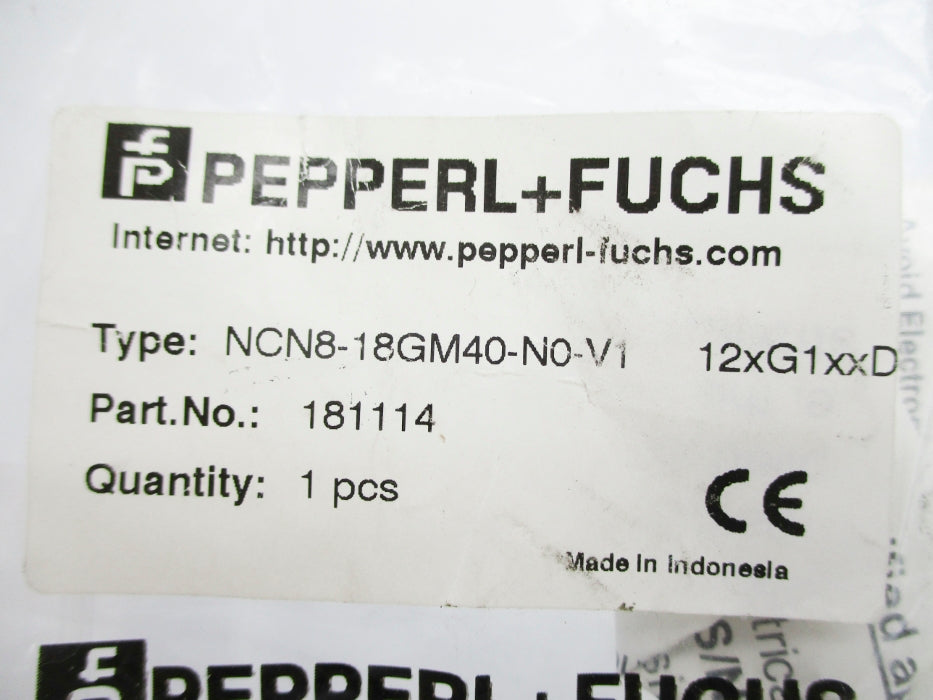 PEPPERL+FUCHS NCN8-18GM40-N0-V1 181114 NSMP
