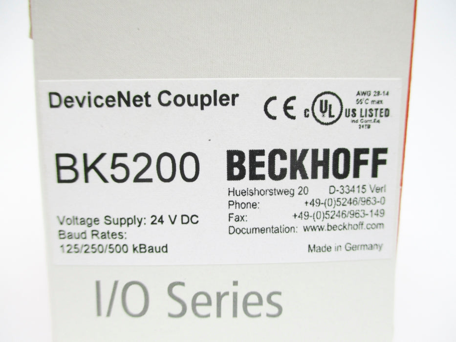 BECKHOFF BK5200 NSFS