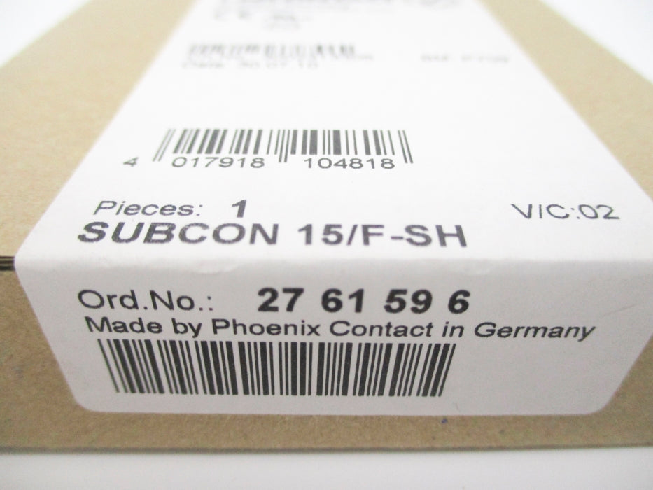 PHOENIX CONTACT SUBCON15/F-SH NSFS