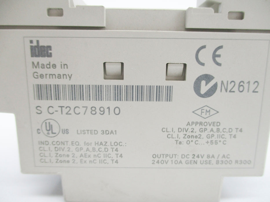 IDEC FL1C-H12RCA 24VAC/DC 10A NSNP
