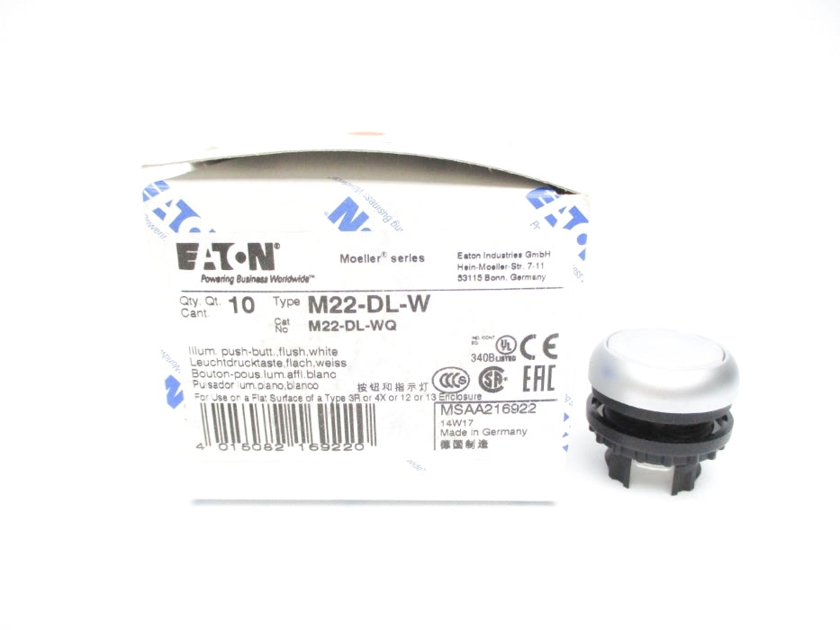 EATON M22-DL-W (PKG OF 10) NSMP