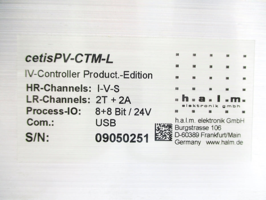 HALM CETISPV-CTM-L NSNP