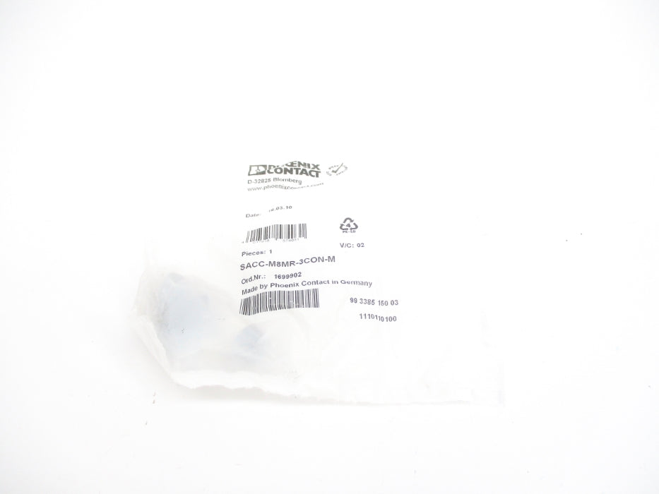 PHOENIX CONTACT SACC-M8MR-3CON-M 1699902 NSMP