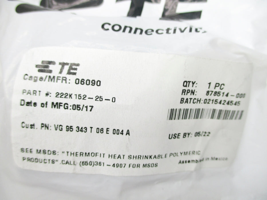TE CONNECTIVITY 222K152-25-0 NSMP