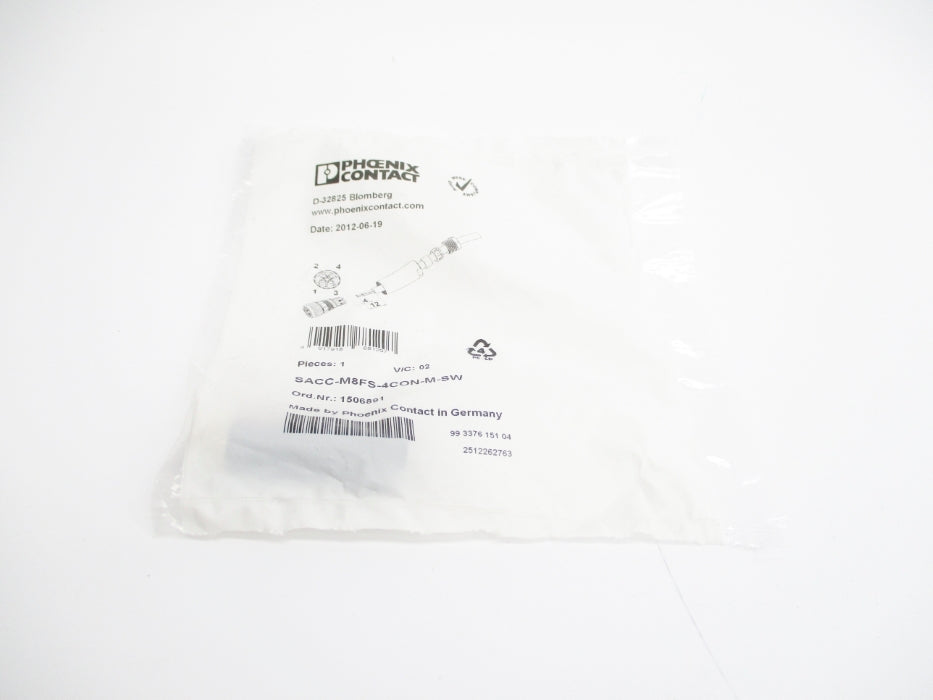 PHOENIX CONTACT SACC-M8FS-4CON-M-SW 1506891 NSMP