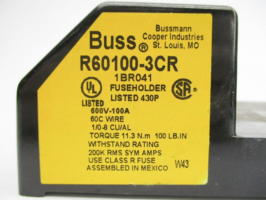 BUSSMANN R60100-3CR NSNP