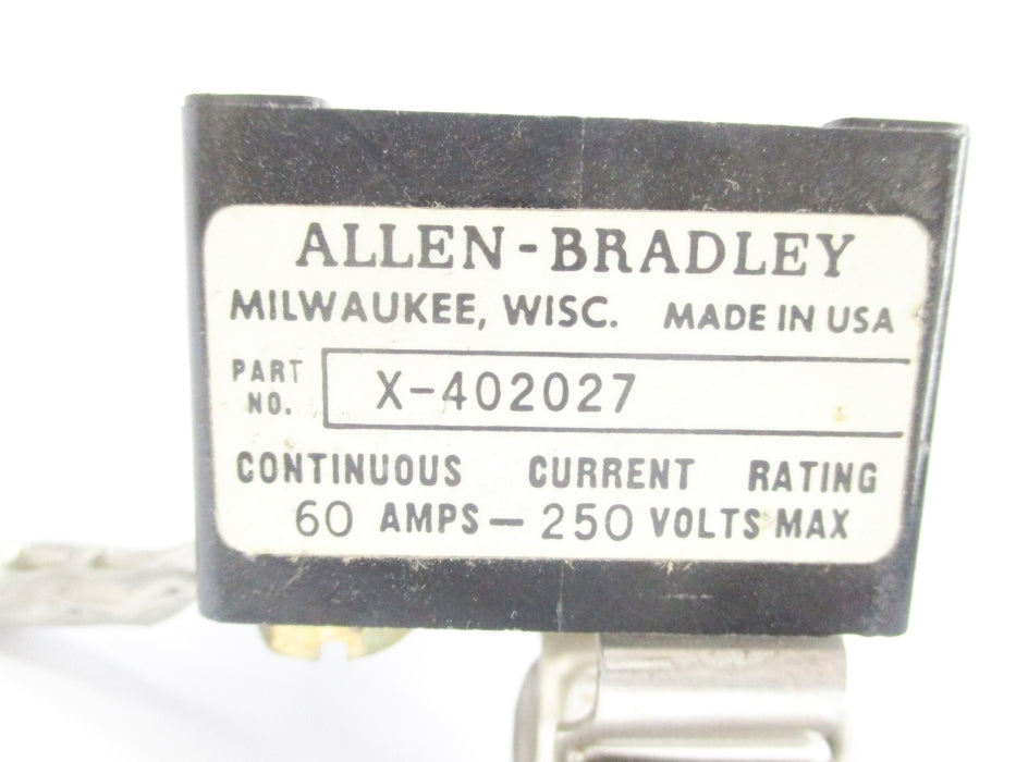 INDUSTRIAL SPARE PART X-402027 250V 60A UNMP